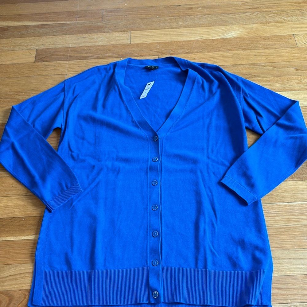 NWT Talbots V neck cardigan